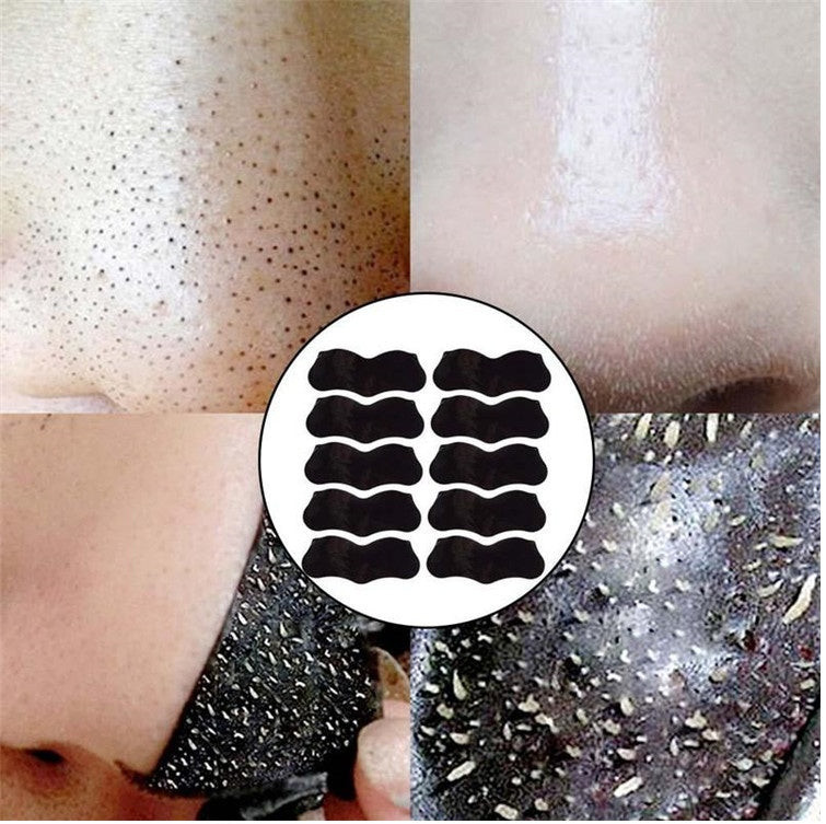 Bamboo Charcoal Blackhead Mask – Pack of 10