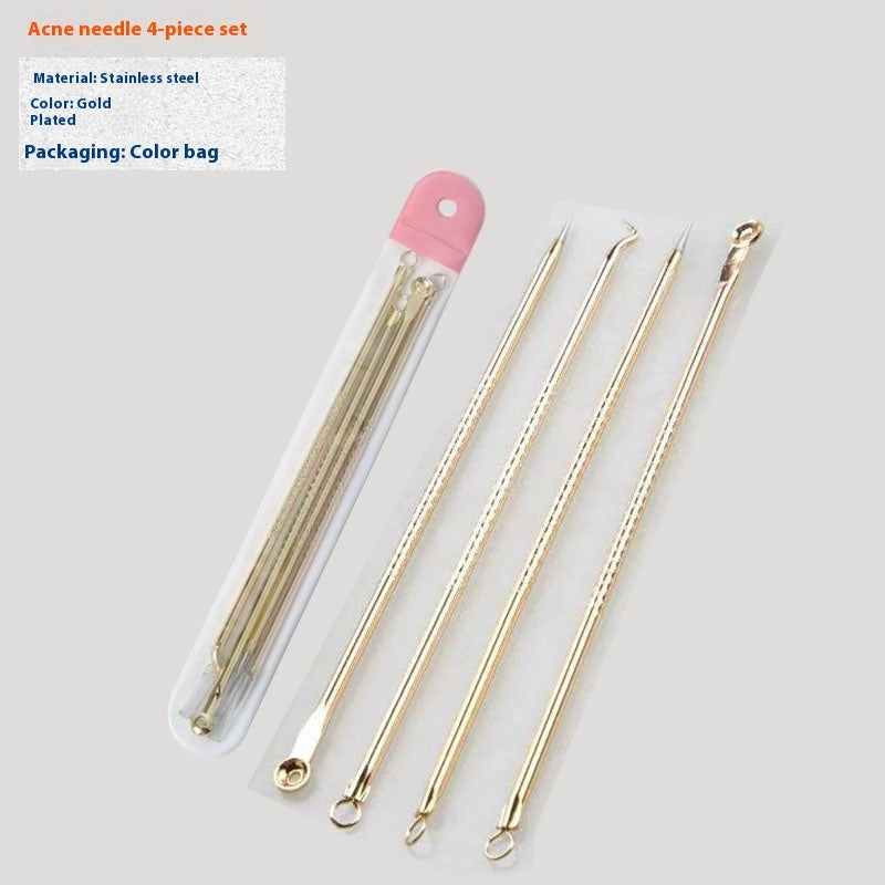 Pimple Pin – 4-Piece Stainless Steel Acne Remover Set (kopie)
